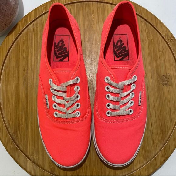 Vans Lo Pro Neon Pink Skater Sneaker Women's 6.5 Canvas Tennis Shoe Punk Rock - Picture 5 of 8